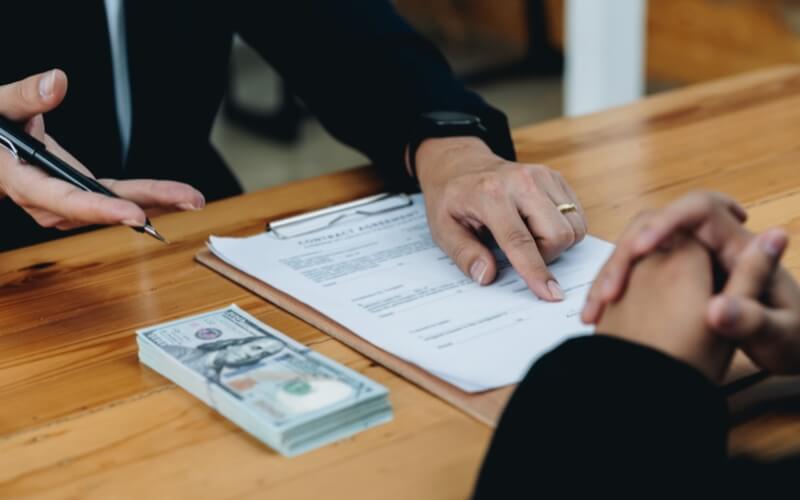 giấy cầm đồ xe máy viết tay