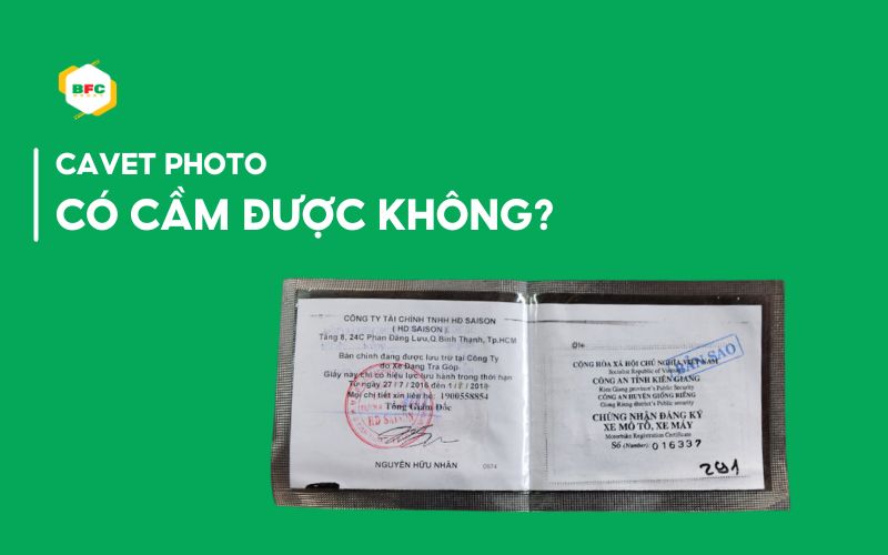 Cavet photo có cầm được không? Giải đáp chi tiết