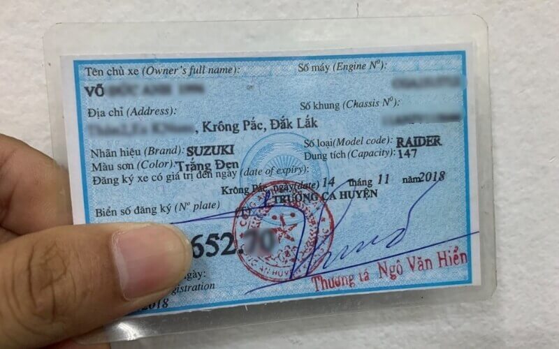 cavet xe chính chủ và không chính chủ