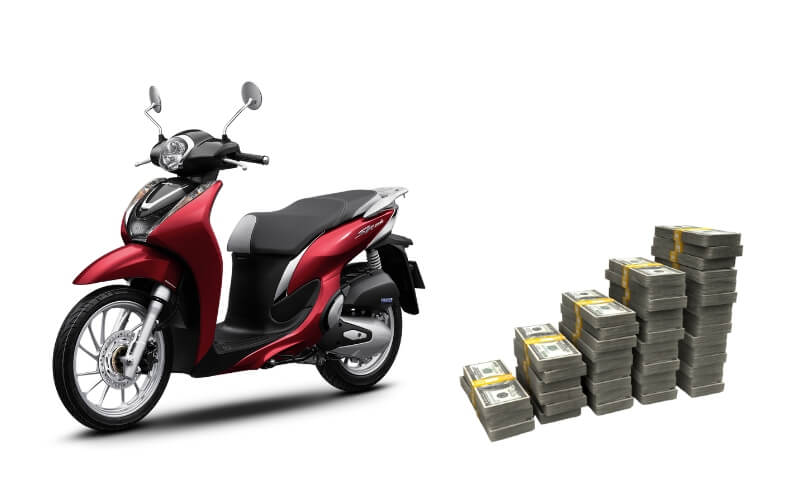 Giá cầm đồ xe máy