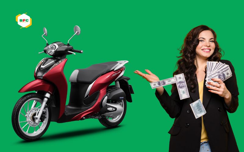 giá cầm đồ xe máy
