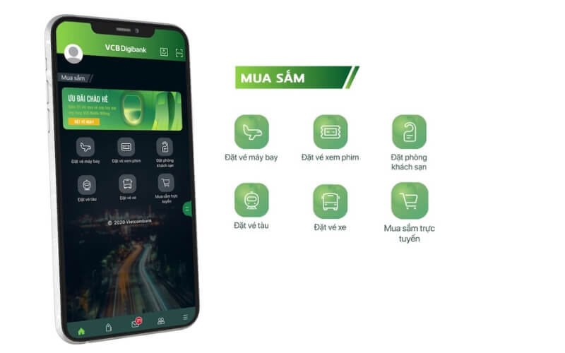 cách vay tiền trên app vietcombank