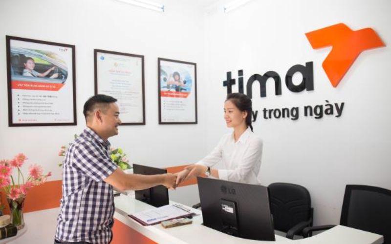 vay tiền bằng bằng lái B2 tima